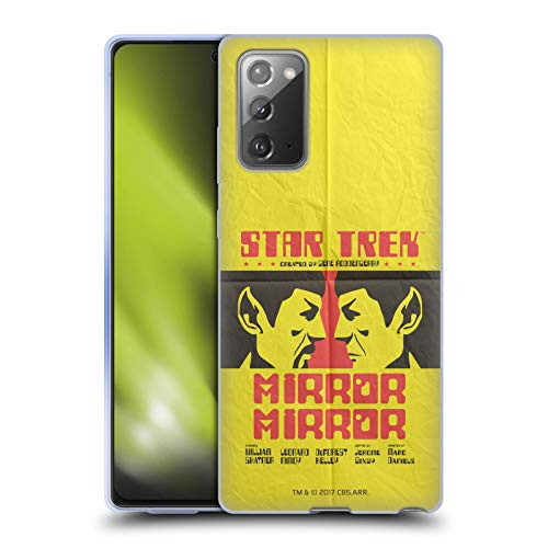 Head Case Designs Officially Licensed Star Trek Mirror Mirror Juan Ortiz Posters TOS Soft Gel Case Compatible with Samsung Galaxy Note20 / 5G