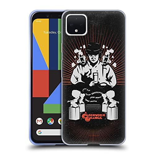 Head Case Designs Officially Licensed A Clockwork Orange Got Milk Key Art Soft Gel Case Compatible with Google Pixel 4 XL