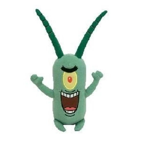 Ty Spongebob Squarepants Beanie Baby Sheldon J. Plankton