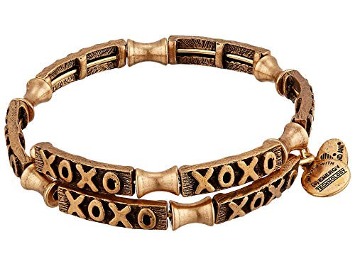 Alex and Ani XO Wrap Bracelet Rafaelian Gold One Size Alex and Ani XO Wrap Bracelet Rafaelian Gold One Size