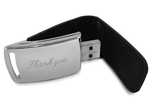 Luxury Engraved Gifts UK Thank You 8GB USB Stick, Personalised With Up To 30 Letters