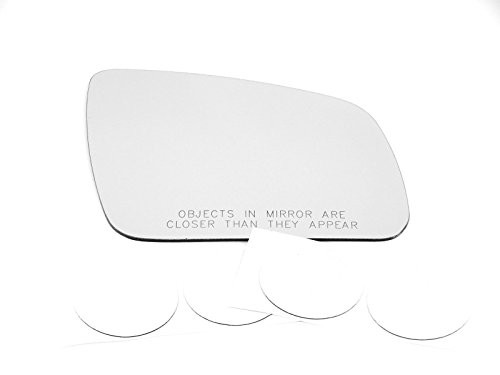 VAM Fits 2008-2009 MB C Class Right Passenger Convex Mirror Glass Lens w/Adhesive USA Non Heated Direct fit Over Glass Lens. See Details