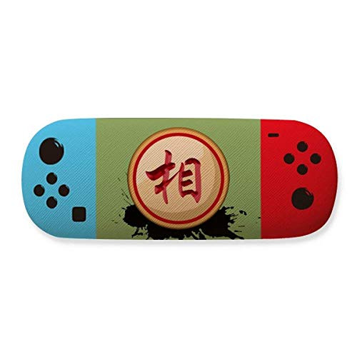 Chinese Chess Red Minister Storage Glasses Case Creative Game Shell Holder