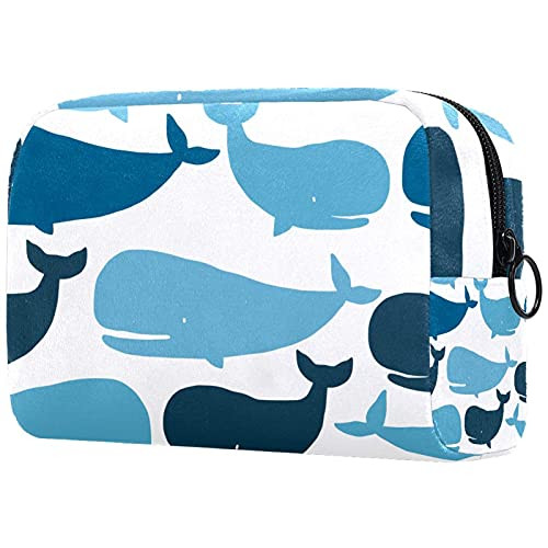 Women Makeup Bag,Cosmetic Storage Bag whale blue for Travel,Cosmetics Organizer Women Makeup Bag,Cosmetic Storage Bag whale blue for Travel,Cosmetics Organizer