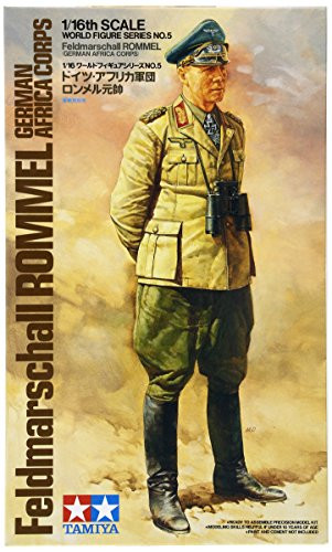 Tamiya 300036305 1- 16 WWII Figure Feldmarschall Rommel Africa