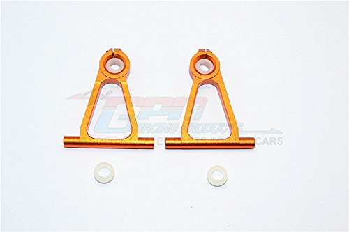 GPM Tamiya TT-01 Upgrade Parts Aluminum Front Upper Arm Set - 1Pr Orange
