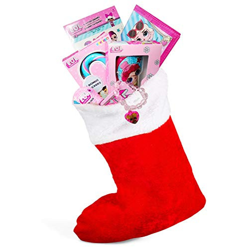 L.O.L. Surprise Holiday Childrens Christmas Stocking Stuffers With LOL Fashion Crush LOL Chocolate Stocking LOL Stocking Accessories