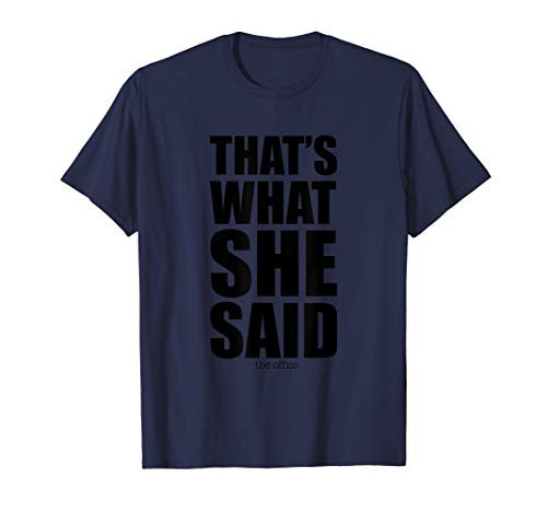 The Office That's What She Said Black T-Shirt