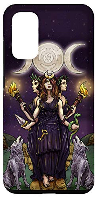 Galaxy S20 The Goddess Hecate The Moon Tarot Card Triple Moon Wheel Case