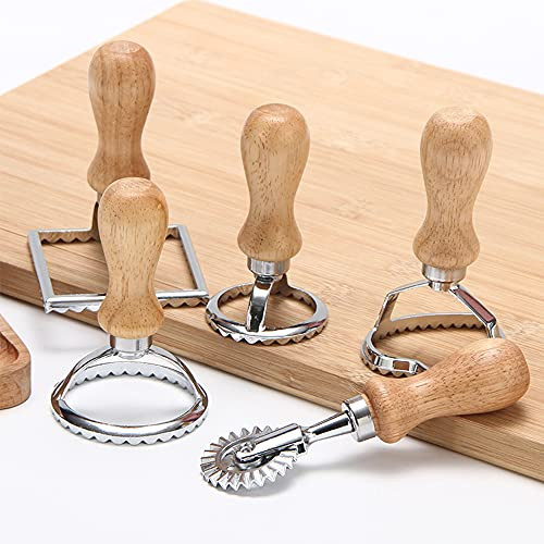 Ravioli Maker Cutter Ravioli Stamp Set Ravioli Mold Pasta Cutter Pasta Wheel Dumpling Maker Pierogi Maker Dough Cutter Dough Cutter and Press Stamps --for Ravioli, Pasta, Dumplings Lasagna, Pierogi