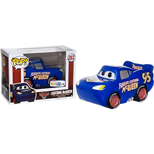 Funko Lightning McQueen (Toys R Us Exclusive) POP! Disney x Cars 3 Vinyl Figure + 1 Free Classic Disney Trading Card Bundle (14234)