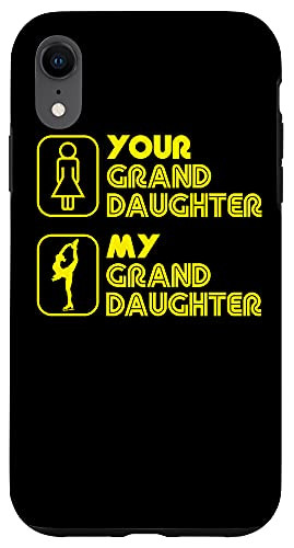iPhone XR Figure Skater Granddaughter Ice Skating Skate Team Case