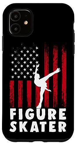iPhone 11 Figure Skater Fun Skills Ice Skating Skate Team Case