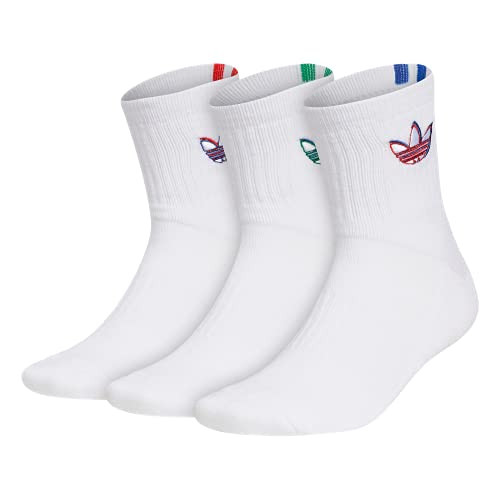 adidas Originals mens Courtside Cushioned Quarter Socks -3-Pair-, White/Team Royal Blue/Red , Large adidas Originals mens Courtside Cushioned Quarter Socks -3-Pair-, White/Team Royal Blue/Red , Large