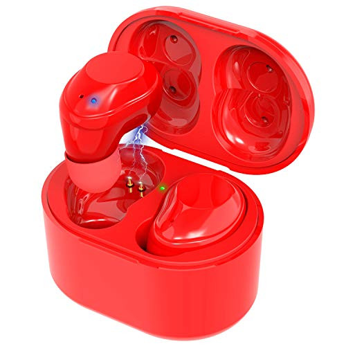 Bluetooth 5.0 Wireless Earbuds, Abafia Stereo Pair Wireless in-Ear Earphones with Charging Case, Noise Cancelling Touch Control Auto Pair Stereo Hi-Fi Sound in-Ear Mini Earbuds Earphones Bluetooth 5.0 Wireless Earbuds, Abafia Stereo Pair Wireless in-Ear Earphones with Charging Case, Noise Cancelling Touch Control Auto Pair Stereo Hi-Fi Sound in-Ear Mini Earbuds Earphones