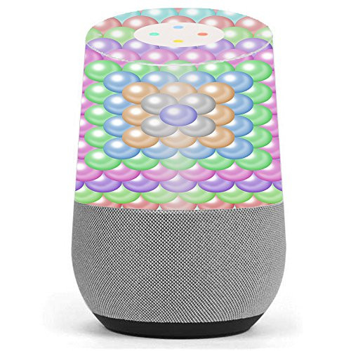 Skin Decal Vinyl Wrap for Google Home stickers skins cover / Pastel Bubbles Design