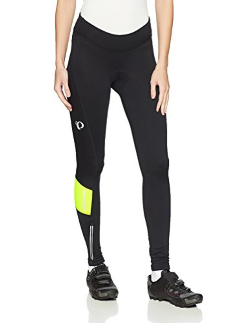 Pearl iZUMi W Escape Sugar Thermal Cycling Tights, Black/Screaming Yellow, Large Pearl iZUMi W Escape Sugar Thermal Cycling Tights, Black/Screaming Yellow, Large