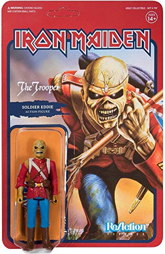 Super7 Iron Maiden Reaction Figure Trooper Eddie, Multi-Color