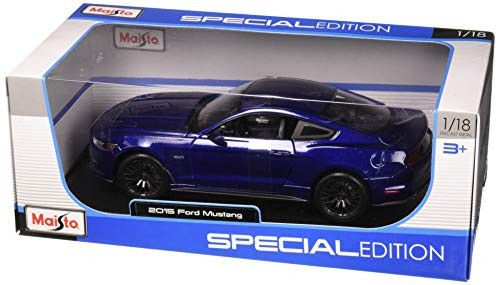 Maisto 31197BL 1:18 Special Edition 2015 Ford Mustang Diecast Vehicles