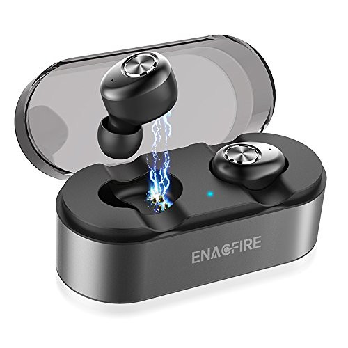 Wireless Earbuds, ENACFIRE E18 Latest Bluetooth 5.0 True Wireless Bluetooth Earbuds 15H Playtime 3D Stereo Sound Wireless Headphones, Built-in Microphone