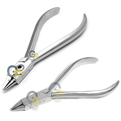 G.S ORTHODONTICS PLIERS LIGHT WIRE  plus BIRD BEAK WIRE BENDING ORTHO PLIER NEW