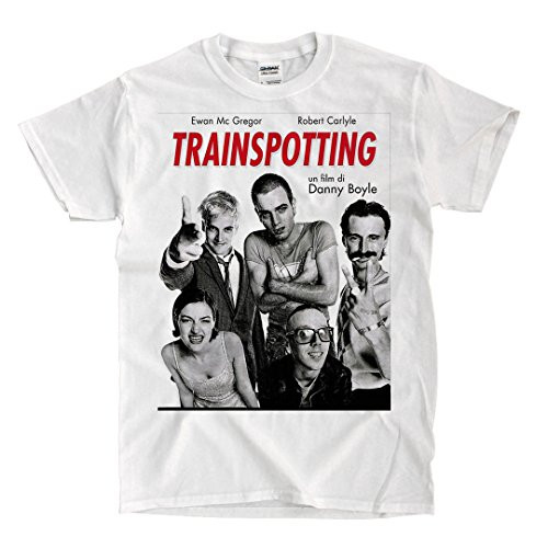 Zombie Foot Inc. Trainspotting Poster White Shirt -m-