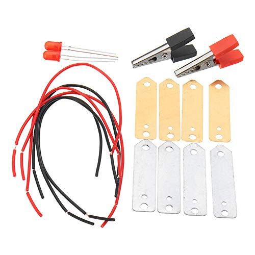 YUTOOL Fruit Battery Kit Light Diode Orange Potato Lemon Generator Science Project Student Experiment