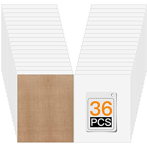 HTVRONT White HTV Heat Transfer Vinyl Bundle- 36 Pack 12" x 10" White Iron on Vinyl for T-Shirt, White Heat Transfer Vinyl for Cricut, Silhouette Cameo or Heat Press Machine