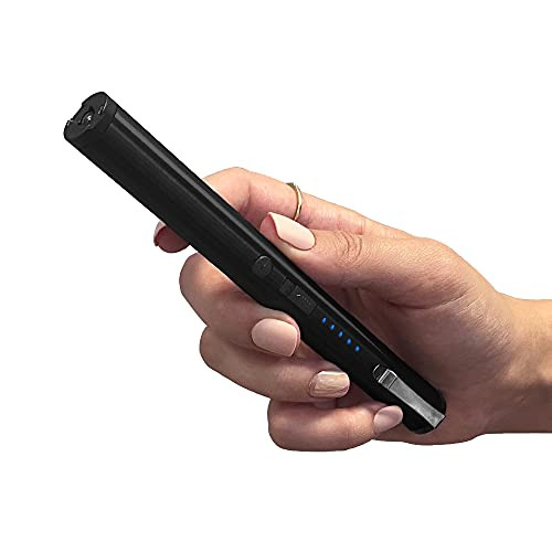 Guard Dog Security Enlight Pen Stun Gun - Self Defense Pen with Flashlight - USB Rechargeable - Battery Charging Indicator -Black-