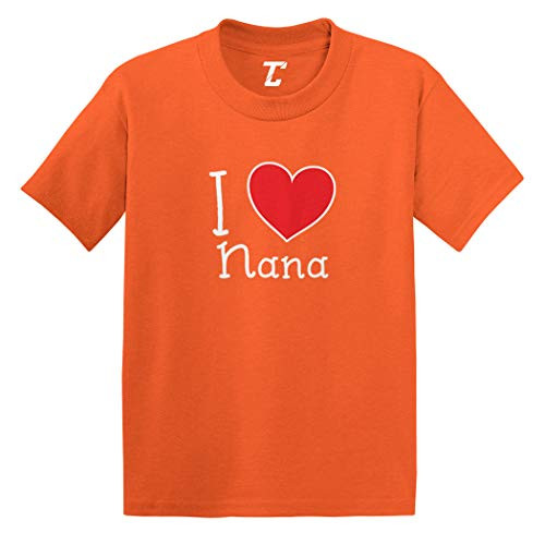 I Love My Nana - Heart Cute Infant/Toddler Cotton Jersey T-Shirt -Orange, 2T- I Love My Nana - Heart Cute Infant/Toddler Cotton Jersey T-Shirt -Orange, 2T-