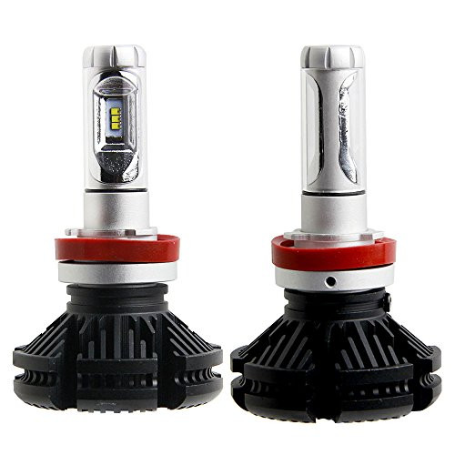 Car X3 LED Headlight Bulbs(2pcs) & LED Bulbs 50W 6000lm Super Bright High Power ZES LED Chips and DIY 3 Colors (White / Gold / Ice Blue) Single Beam LED Headlight Bulbs Conversion Kits--H11