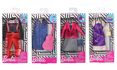 Barbie Dolls Barbie Clothes Cute Career Barbie Accessories Set Bundle Barbie Doll Racecar Jumpsuit, Groomer, Businesswoman and Musician Barbie Doll Clothes and Accessories Universal Fit Barbie Dolls Barbie Clothes Cute Career Barbie Accessories Set Bundle Barbie Doll Racecar Jumpsuit, Groomer, Businesswoman and Musician Barbie Doll Clothes and Accessories Universal Fit