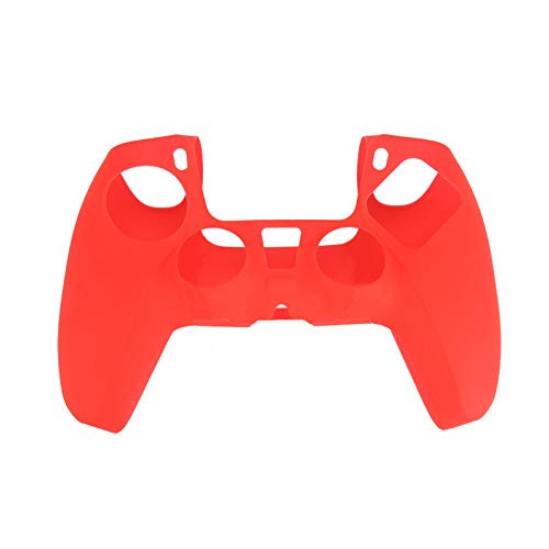 gotor Protective Case Cover Skin for Sony PS5 Playstation 5 Controller Silicone Case -Red-