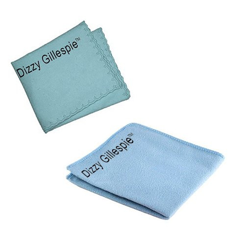 Dizzy Gillespie Sousaphone Silver Polish Cloth  and  Cleaning Cloth Duo Pack - Ultimate Sousaphone Cleaner System