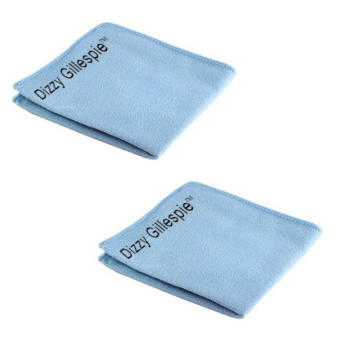 Dizzy Gillespie Trumpet Silver Polish Cloth 2 Pack - Ultimate Silver Polishing Cloth
