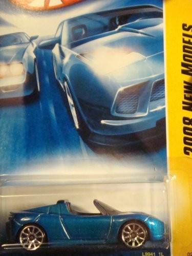 Hot Wheels 2008-026 New Models '08 Tesla Roadster BLUE 1-64 Scale