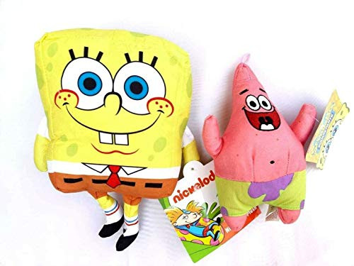 spongebob stuffed animal set