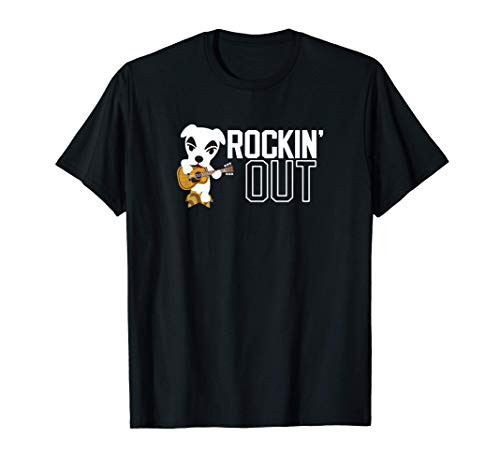 Animal Crossing K. K. Slider Rockin' Out With Guitar T-Shirt