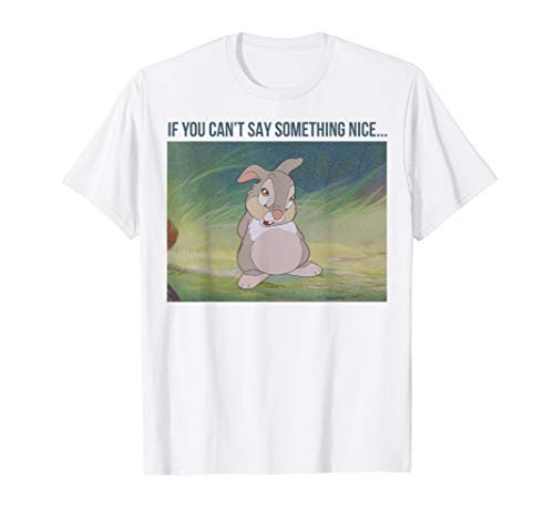 Disney Bambi Thumper If You Can't Say Something Nice T-Shirt
