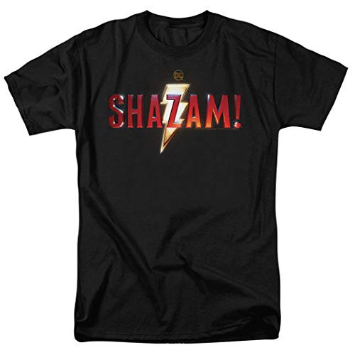 Popfunk Shazam Movie Logo T Shirt  and  Stickers -Large-