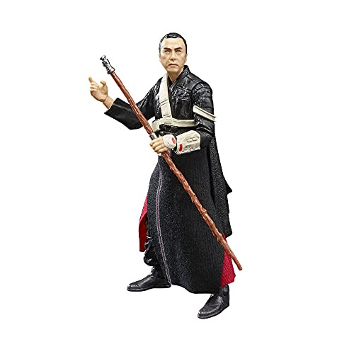 Star Wars The Black Series Chirrut Îmwe 6-Inch-Scale Rogue One- A Story Collectible Action Figure, Toys for Kids Ages 4 and Up