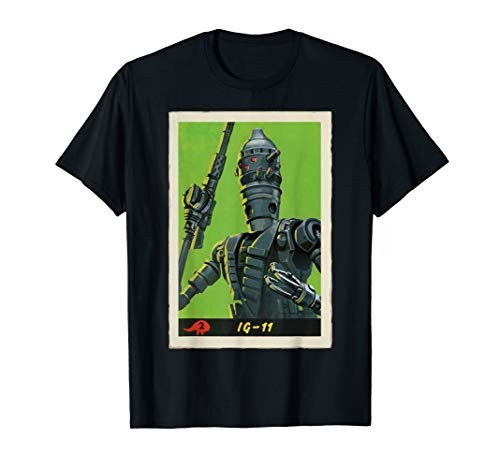 Star Wars The Mandalorian IG-11 Vintage Style Poster T-Shirt