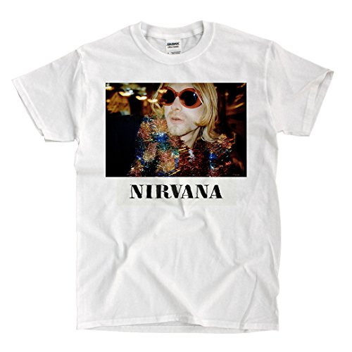 Zombie Foot Inc. Nirvana Kurt Tinsel Shirt -2XL- White