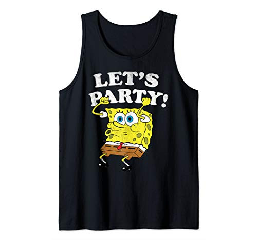 Spongebob Squarepants Lets Party Tank Top