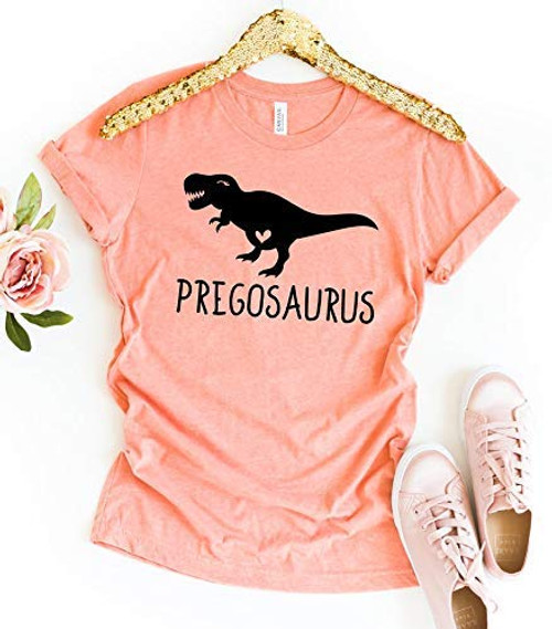 Deloach Couture Pregosaurus Shirt, Pregnancy Announcement Shirt, Baby Shower Gift, Baby Announcement Shirt, Expecting Mom Shirt, Pregnancy Shirt, Gift for Mom