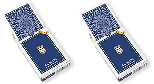 Dal Negro Poker Extra Blue Case, Pack of 2