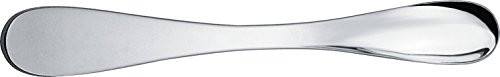 Alessi"eatit" Butter Knives in 18/10 Stainless Steel Mirror Polished (Set of 4), Silver