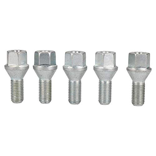 AB Tools M12 x 1.5 Replacement Wheel Bolts Conical for Trailer Hubs Hub Pack of 5
