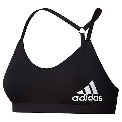 adidas,Womens,All Me 3-Stripes Bra,Black/White,X-Large