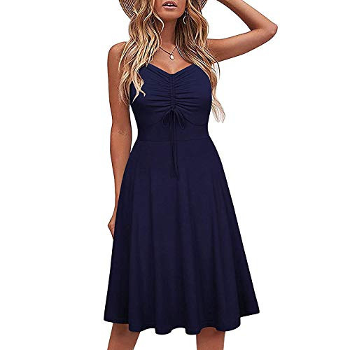 TooGIVE High Waisted Dress for Women Summer Solid Color Drawstring Midi Dress Sexy Black Evening Party Dress TooGIVE High Waisted Dress for Women Summer Solid Color Drawstring Midi Dress Sexy Black Evening Party Dress